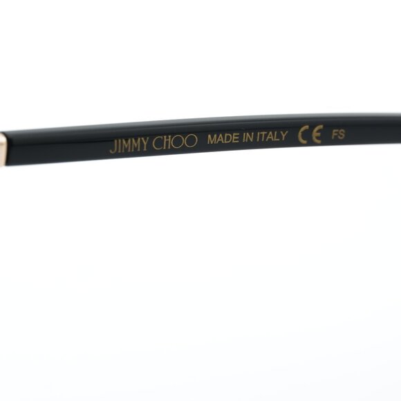 Jimmy Choo JC274 07C5 00 Eyeglasses Black/Crystal/Gold 53mm Rectangle Frame - Picture 9 of 10